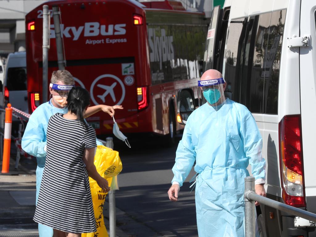 Staff tasked to the economic cohort quarantine hotel would have received at least their first dose of a COVID-19 vaccine. Picture: NCA NewsWire/ David Crosling