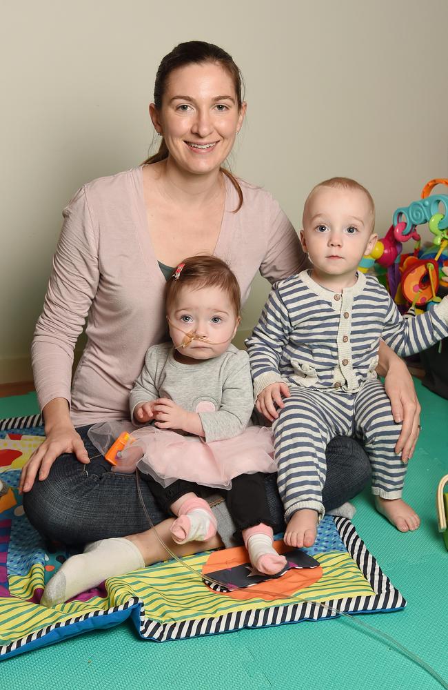 Noel Williams with daughter Mila and son Kai. Picture: Lawrence Pinder