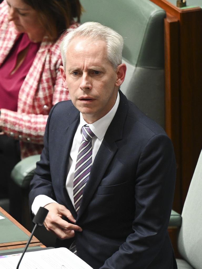 Immigration minister Andrew Giles is facing calls for his sacking. Picture: NewsWire / Martin Ollman