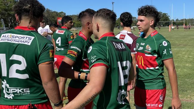 Wynnum-Manly Seagulls enjoy the Connell Challenge win.