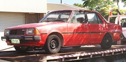 Leonard John Fraser's car. Police found drops of Keyra Steinhardt's blood and some hair in the boot of the car.