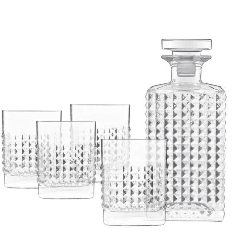 Luigi Bormioli Elixir 5-Piece Whiskey Set. Picture: Myer