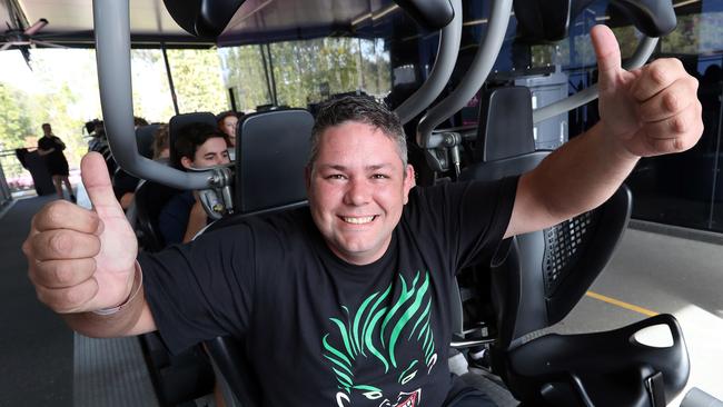 Leonard Hebert still enjoys the hypercoaster, even if it’s the 900th time. Photo by Richard Gosling