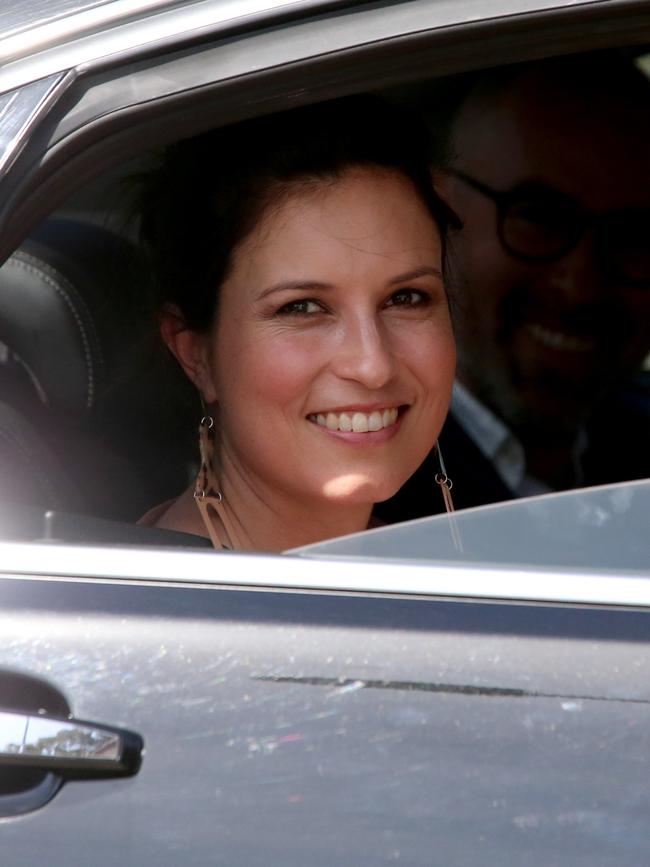 Singer Missy Higgins arrives. Picture: Nathan Edwards