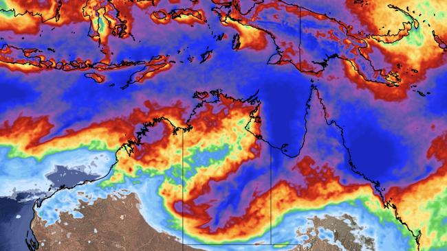 Five tropical lows, with three forming around Queensland, are heading for Australia by the end of the week.