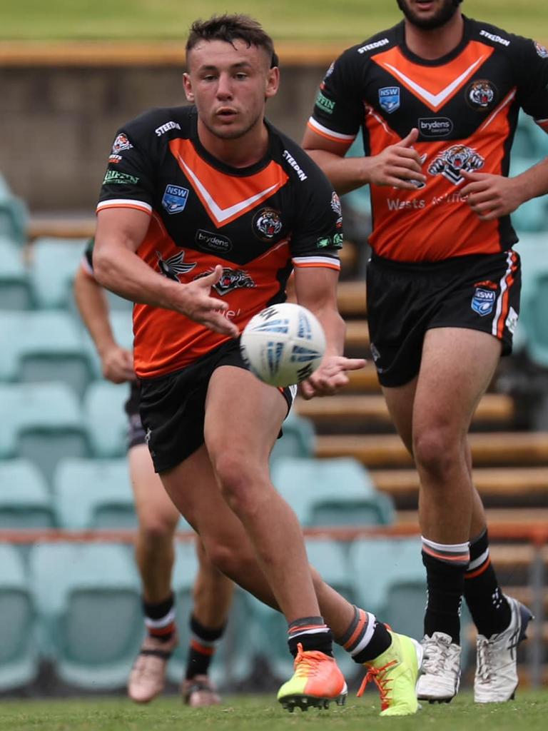 Cayne Nicholas will move into dummy-half to strengthen the Balmain Tigers defence. Picture: Balmain Tigers