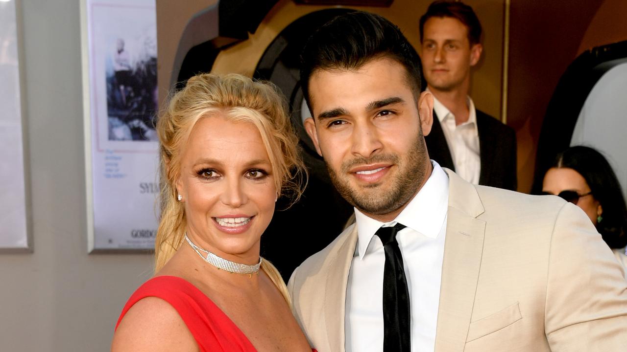 Both Britney and her husband Sam Asghari have insisted that she’s doing fine. Picture: Kevin Winter/Getty