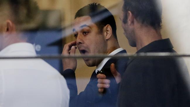 Former NRL player Jarryd Hayne formally pleaded not guilty. Picture: AAP