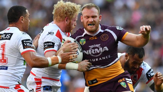 Matt Lodge is being talked about as a possible new Broncos skipper.