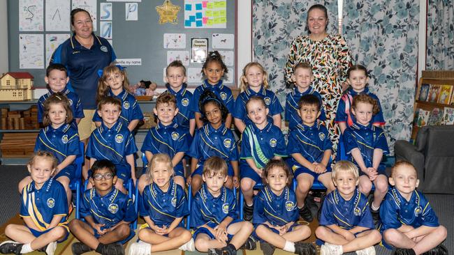 Fitzgerald State School Prep A Back row: Bailon Smith, Giani Van Schalkwyk, Nate Broomb, Neitiri Raikaki-Mooney, Aleisha Patullo, Eli McCullough, Bonnie Richmond Middle row: Blythe Corry, Oscar Siddans, Henry McBurney, Isla Wanniarachchi, Willow Menzies, Mustafa Ismail, Dylan Melvin Front row: Amiyah Williams, Marcus Matthew, Lily Harper, William McDonald, Alice Tippett, Cruz Szymanski, Pyper Carlile Teacher Aide: Ms Bec Klemm Teacher: Mrs Vanessa Schreuder Picture: Michaela Harlow.