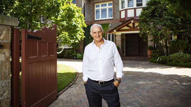 Vittoria chief Les Schirato at his home in Turramurra, NSW. Picture: Hollie Adams