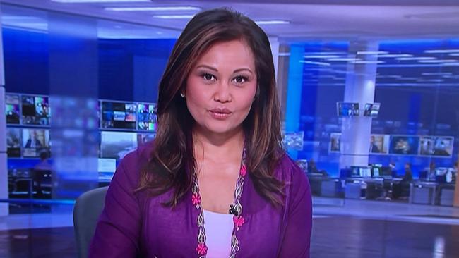 ABC News Breakfast TV host Fauziah Ibrahim.