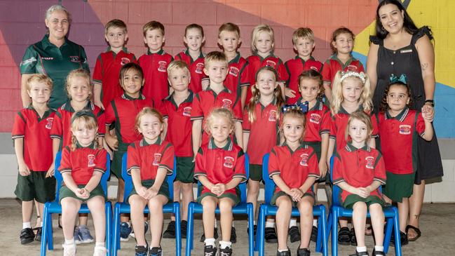 Northview State School Prep J, Back row: Teacher Aide: Mrs Lucinda Lawn, Cooper, Archer, Millie, Eden, Jax, Hunter, Marisa, Teacher: Miss Marie Jansen Middle row: Leo, Maddison, Leilani, Koby, Finley, Milah, Lily, Hadley, Asha Front row: Remie, Aubrey, Ashton, Addison, Ella Picture: Michaela Harlow.