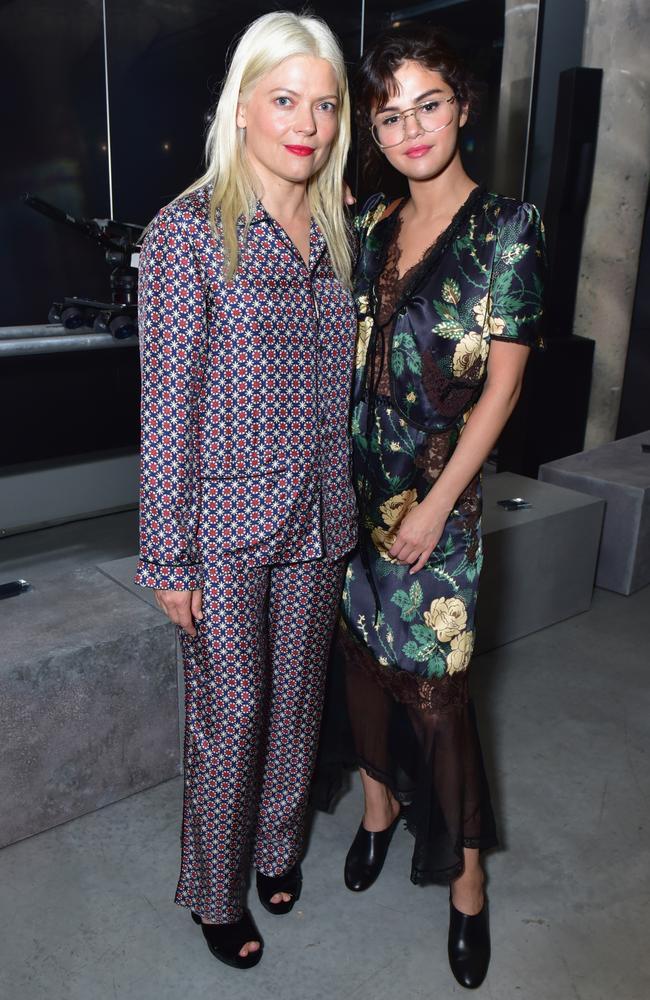 Kate Young and her client, Selena Gomez. Picture: Getty Images