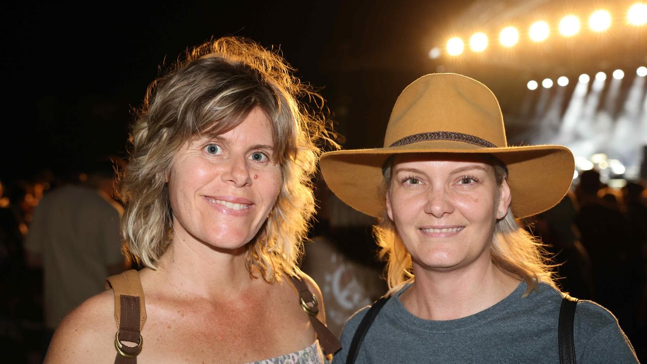 Ryleigh Kannar and Alana Ross at the Lookout Festival 2024 at Broadwater Parklands for Gold Coast at Large. Picture: Portia Large