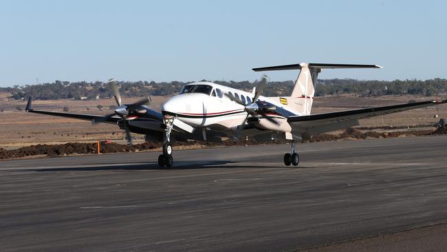 Redcliffe Dolphins touchdown at Toowoomba’s Wellcamp Airport on Saturday morning after Round 1 game in Parramatta, near Sydney. Picture: File