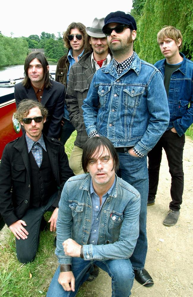 Members of band Brian Jonestown Massacre. Picture: Supplied