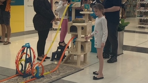 More than 300 people took part in the ultimate Hot Wheels race at the new Optus Emerald store on May 8 and 9.