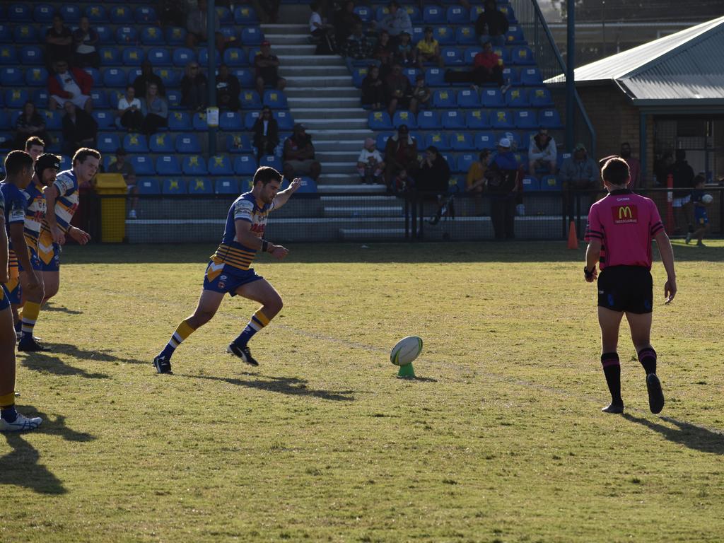 Marist Brothers in front of their home crowd