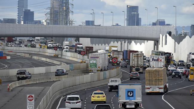 Two signature projects – the Metro rail tunnel and the West Gate Tunnel – already have combined cost overruns worth about $7bn. Picture: Andrew Henshaw