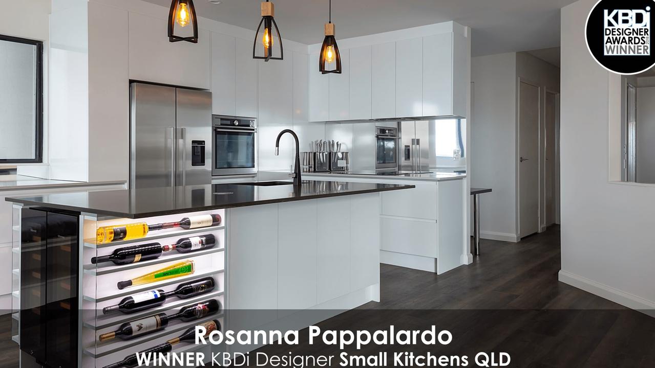 Rosanna Pappalardo's 2018 award-winning small kitchen design. Picture: contributed.