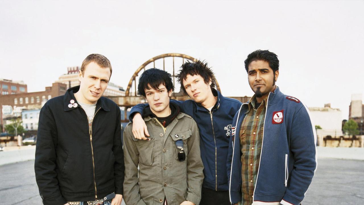 Members of band "Sum 41".