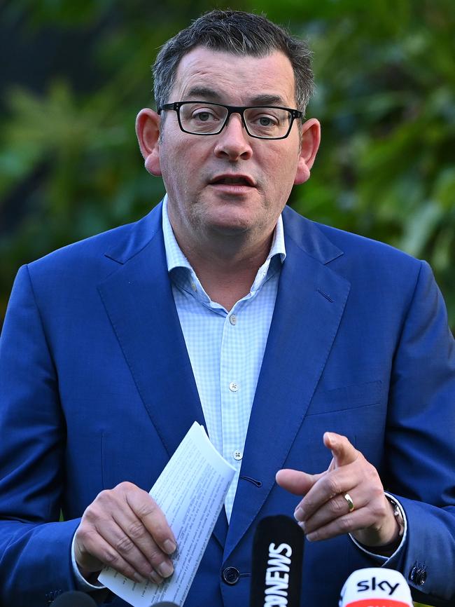 Victorian Premier Daniel Andrews. Picture: Getty Images