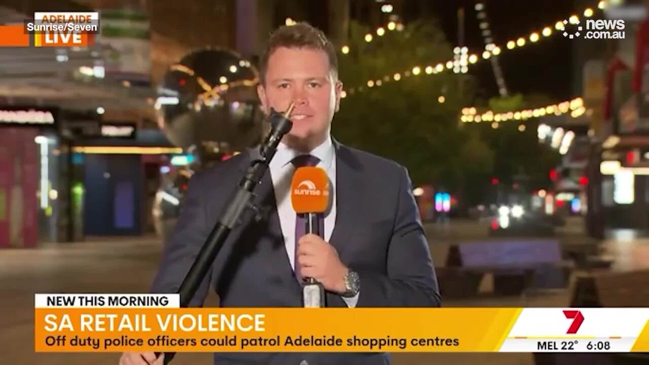 Seven news crew robbed live on air