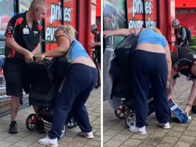 ‘No baby in there’: Drama at Supercheap Auto