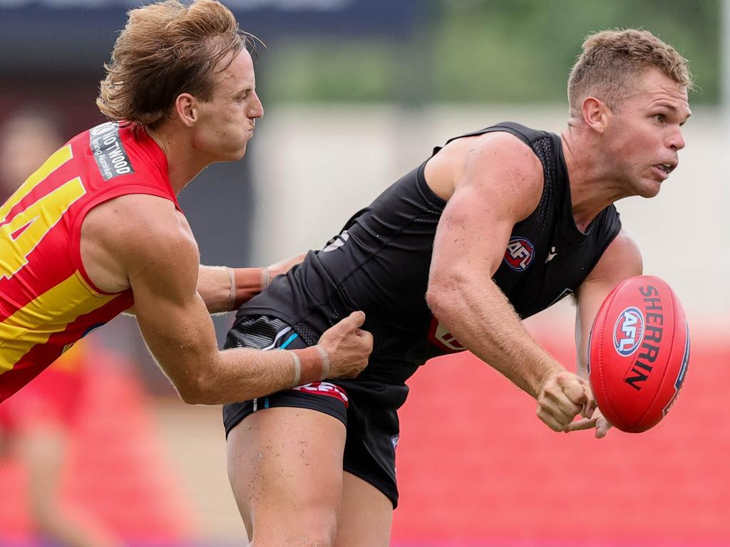 Dan Houston says Power players are feeling the pinch after a pre-season loss to Gold Coast. Picture: AFL Photos/Getty Images