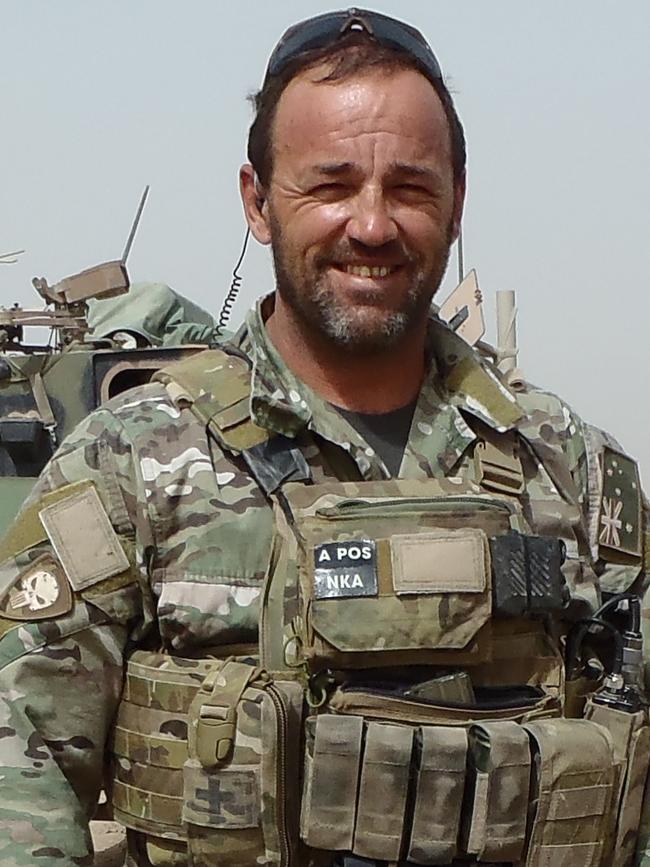 Peter Cafe in Afghanistan in 2012.