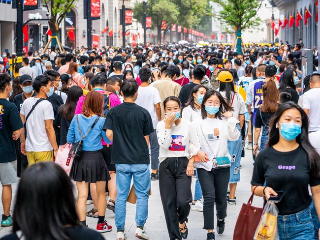 China has just recorded a fall in population. Picture: iStock