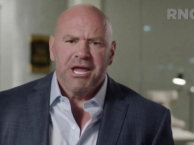 Dana White, President of the Ultimate Fighting Championship. Picture: AFP.