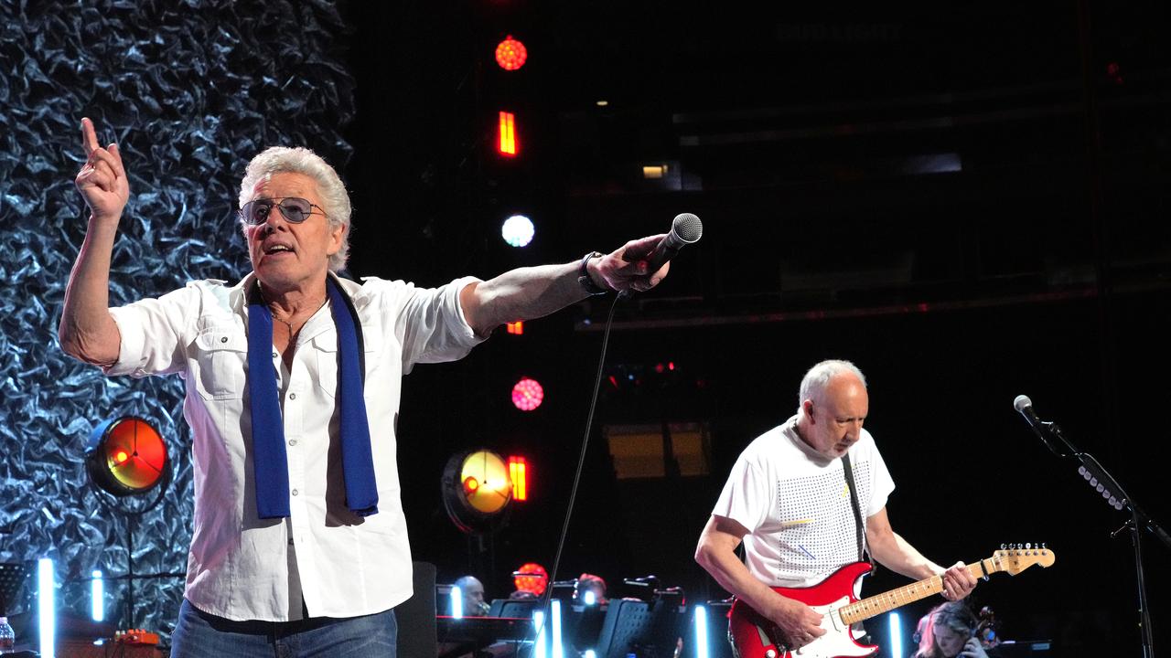 Desmond counted Roger Daltrey of The Who as a good friend, so much so that OK! employees joked about Daltrey choosing cover photos. Picture: Kevin Mazur/Getty Images