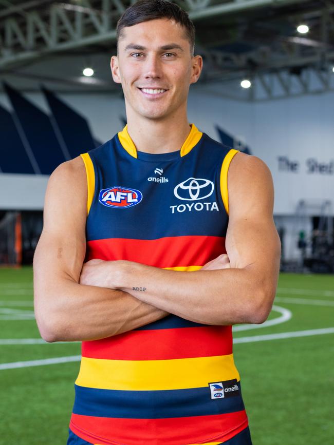 Former GWS player Isaac Cumming has joined the Crows as a free agent. Picture: Adelaide Football Club