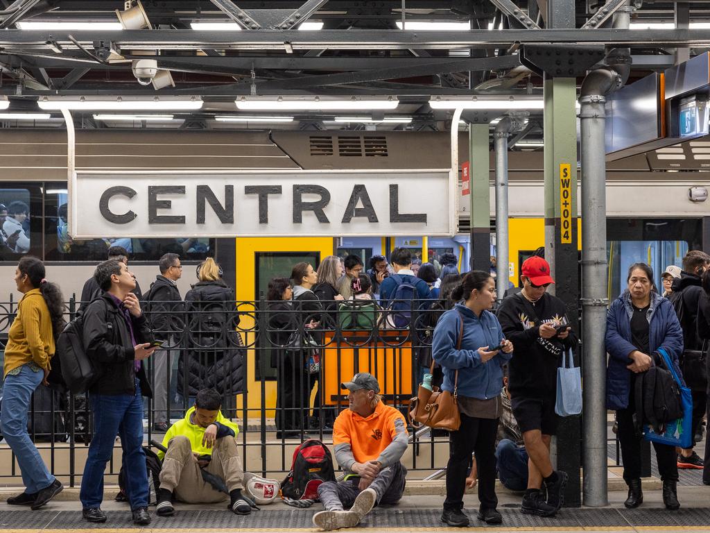 Commuters were left stranded for more than 24 hours due to Tuesday’s disaster. Picture: Thomas Lisson