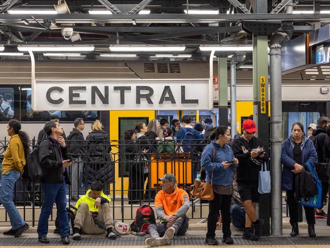Commuters were left stranded for more than 24 hours due to Tuesday’s disaster. Picture: Thomas Lisson