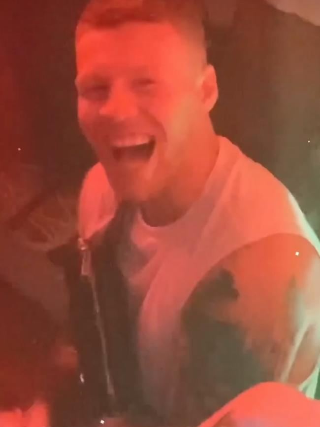 A video from Instagram showed Collingwood footballer Jordan De Goey partying in Bali with friends. Picture: Instagram