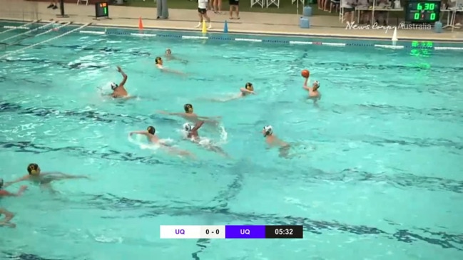 Replay: Brisbane Water Polo finals: UQWPC Barras Black vs UQWPC Barras Purple (16 Boys)