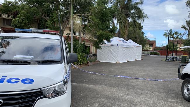 Police are focusing their attention on a block of flat on Heath Ave, Tuncurry. Picture: Janine Watson