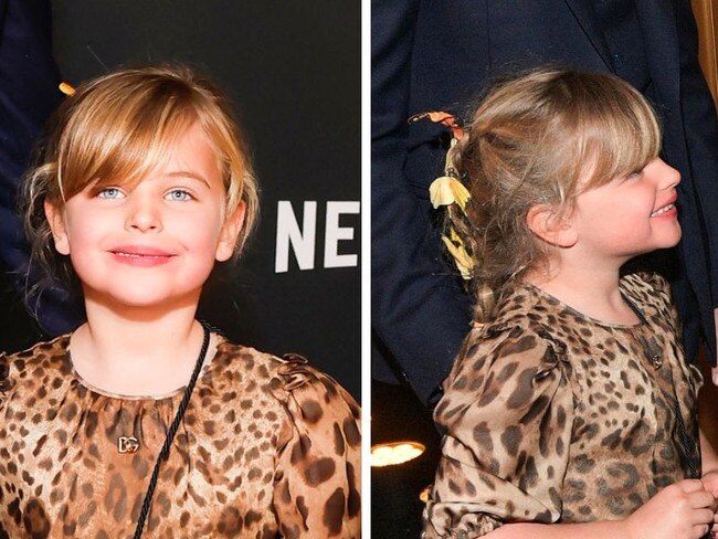 Bradley Cooper and Irina Shayk's daughter, Lea, has made her red carpet debut. Picture: Getty