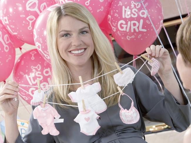 Baby showers have come into fashion again in recent years.