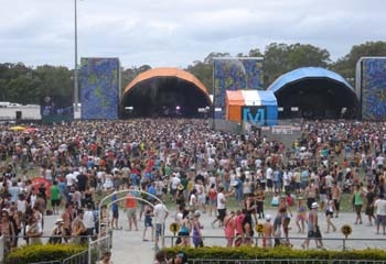 Big turnout ... the Big Day Out festival at the Gold Coast Parklands / AAP