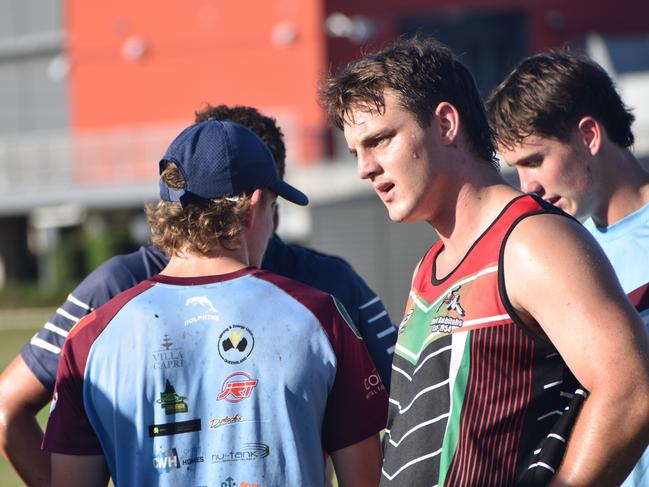 CQ Capras under-16, under-18, under-21 and senior men training at Kettle Park, Rockhampton, on December 3, 2022.