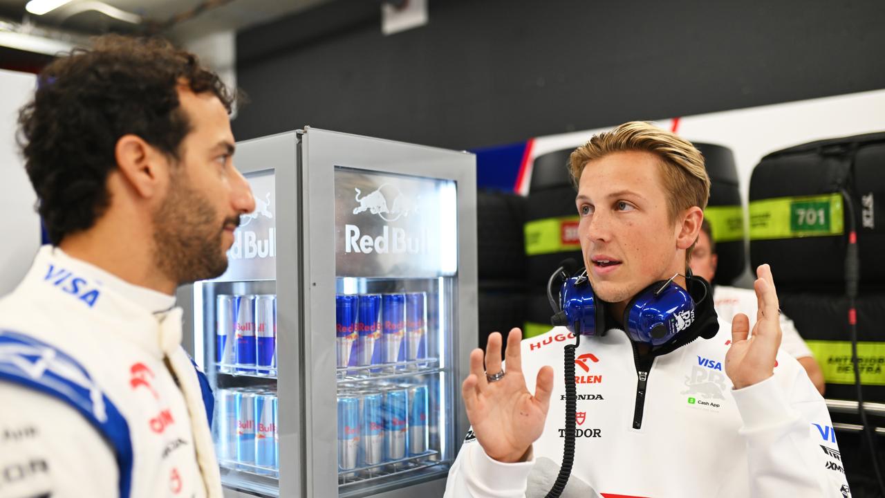 New Zealand driver Liam Lawson said Daniel Ricciardo was the only driver to congratulate him after the rookie was promoted to a Red Bull seat. (Photo by Rudy Carezzevoli/Getty Images)