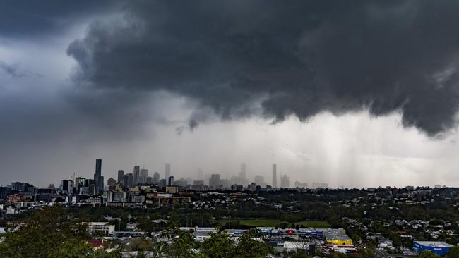 The threat of thunderstorms has increased from Sunday’s forecast. Picture: Richard Walker