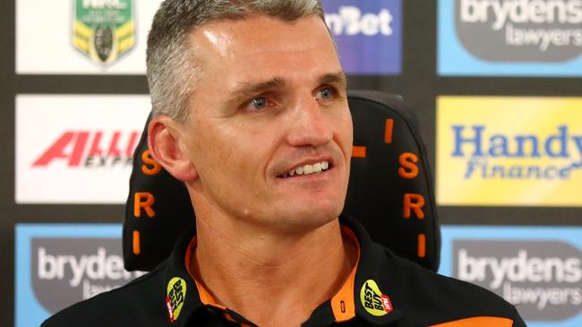 Wests Tigers coach Ivan Cleary.