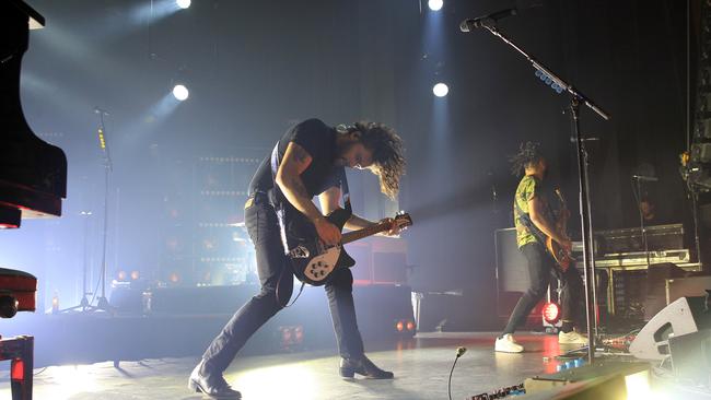 Bands such as the Gang of Youths, pictured at the Enmore Theatre, would be able to play at venues across Enmore as part of the plans. Picture: Christian Gilles