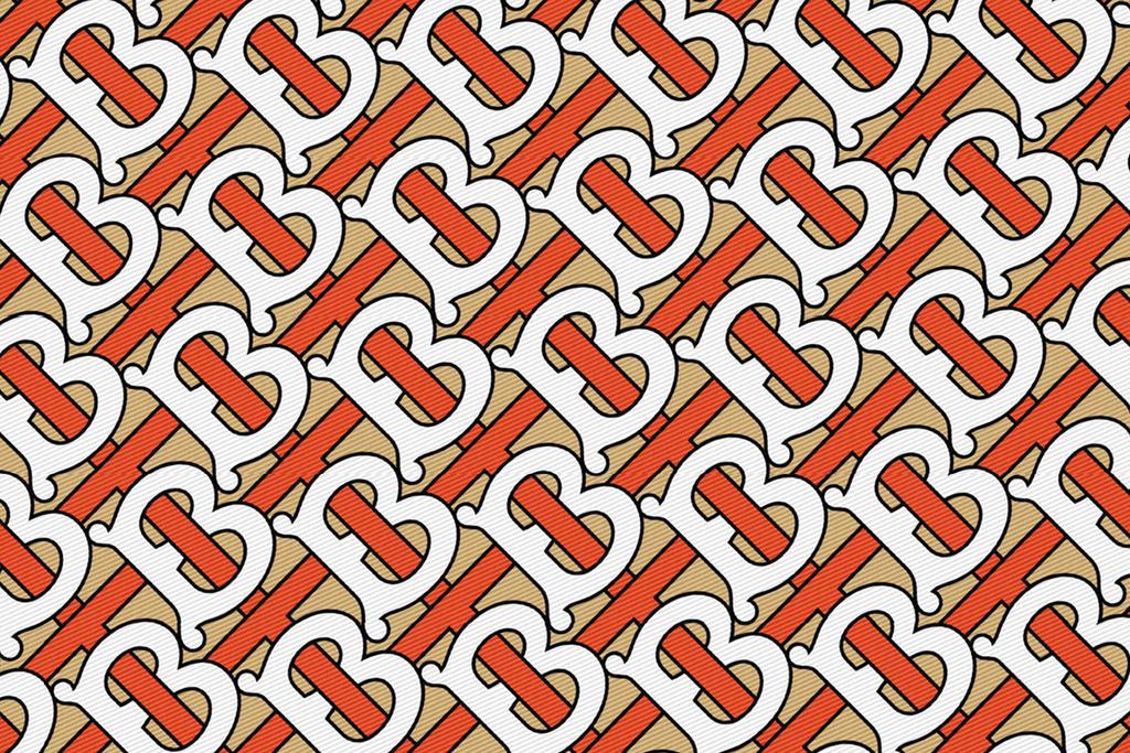 Burberry store monogram print