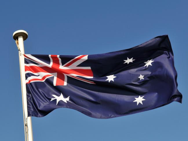 AUSTRALIA DAY: flag.